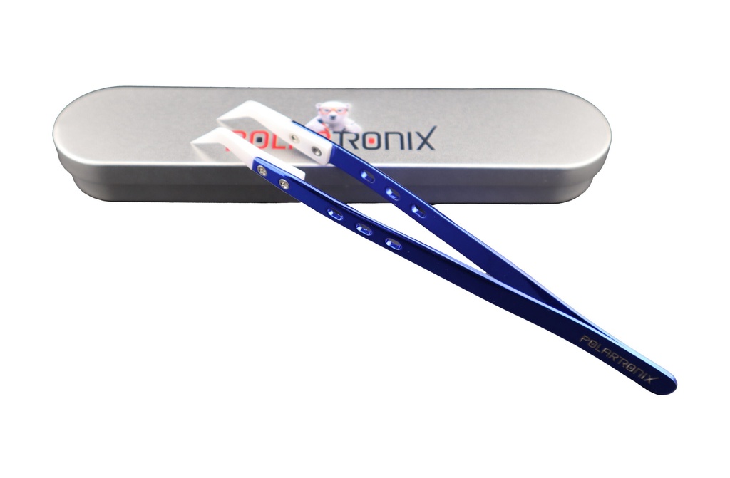 Polartronix Ceramic Precision Curved Tip Tweezers (CT-02)