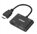 Onten 5165HV 4 in 1 HDMI Expander (HDMI / VGA / USB 3.0 / Audio) (Black)