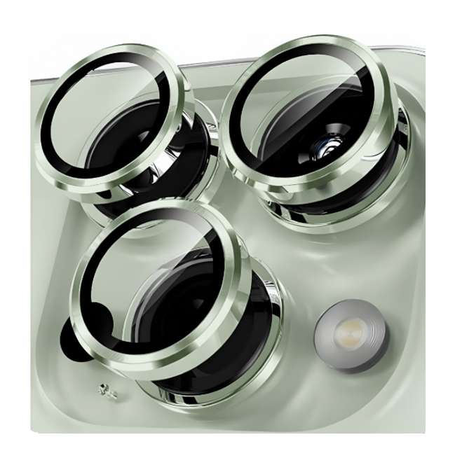 Ring Camera Lens w/HD Tempered Glass  for iPhone 17 (Light Green) (1 Pc)