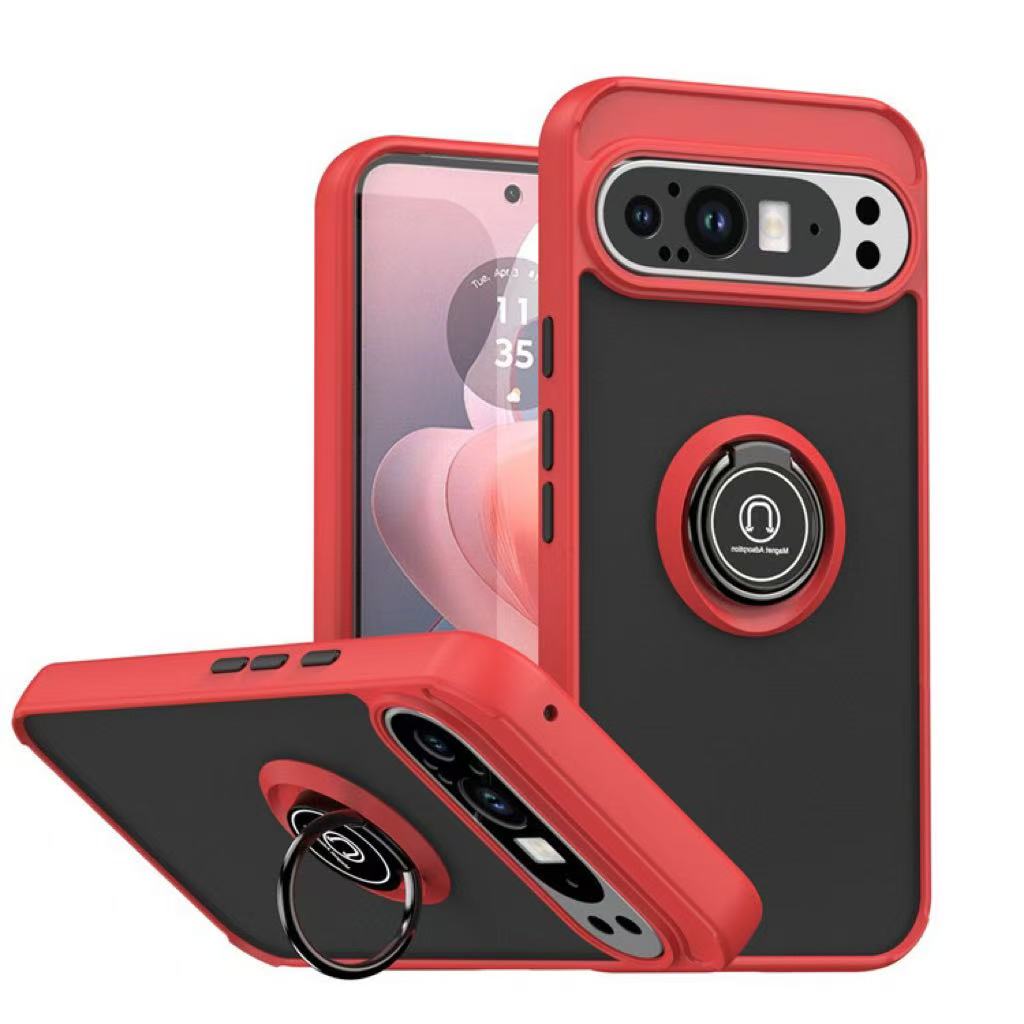 Matte Ring Case for Google Pixel 10 Pro XL - Red