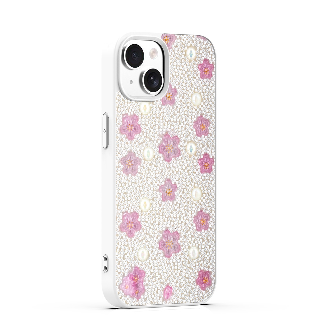 BeadBlossom Case for iPhone 14 / 13 - White