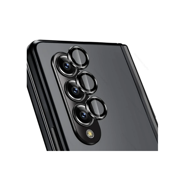 Back Camera Tempered Glass for Z Fold 6 Black