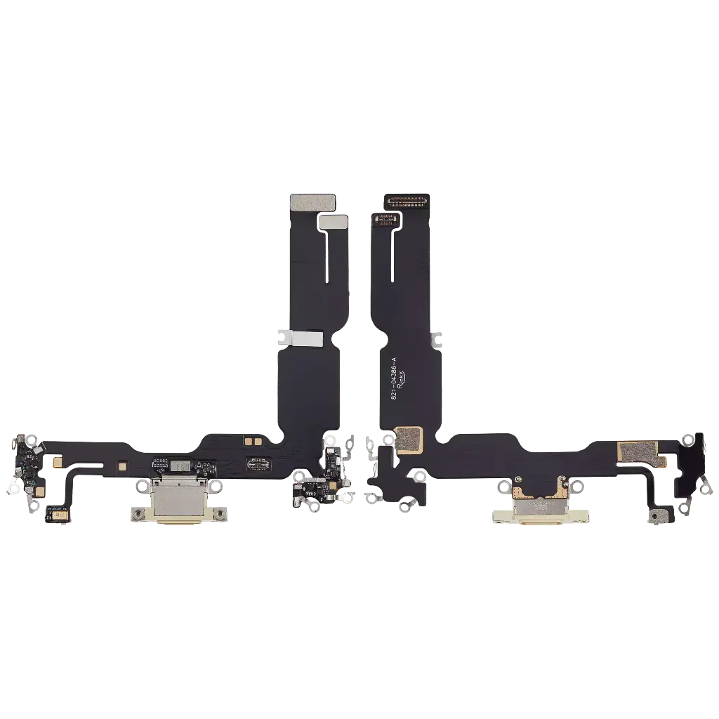 Charging Port Flex Cable For iPhone 15 Plus (Aftermarket) (Yellow)