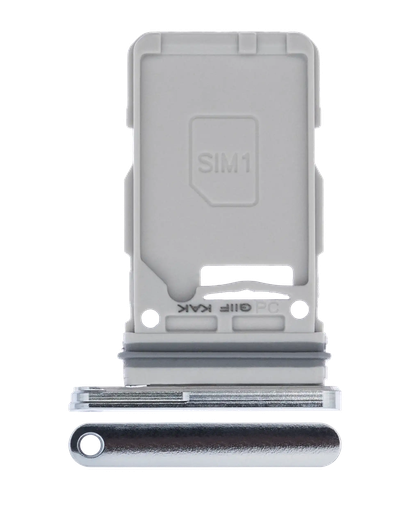 [SP-S21U-SSCT-SLV] Single Sim Card Tray For Samsung Galaxy S21 Ultra (Phantom Silver) (Premium)