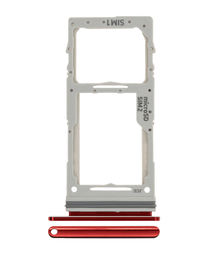 [SP-N10L-DSCT-RD] Dual Sim Card Tray For Samsung Galaxy Note 10 Lite (Aura Red) (Premium)