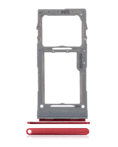 [SP-N10L-SSCT-RD] Single Sim Card Tray For Samsung Galaxy Note 10 Lite (Aura Red) (Premium)