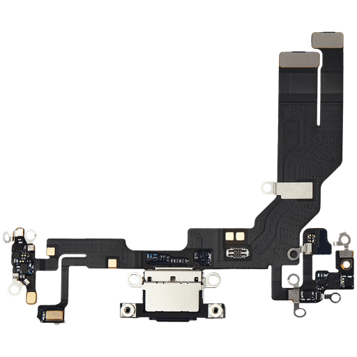 [SP-I16E-CPFC-BK] Charging Port Flex Cable For iPhone 16e / 17e (Premium) (Black)