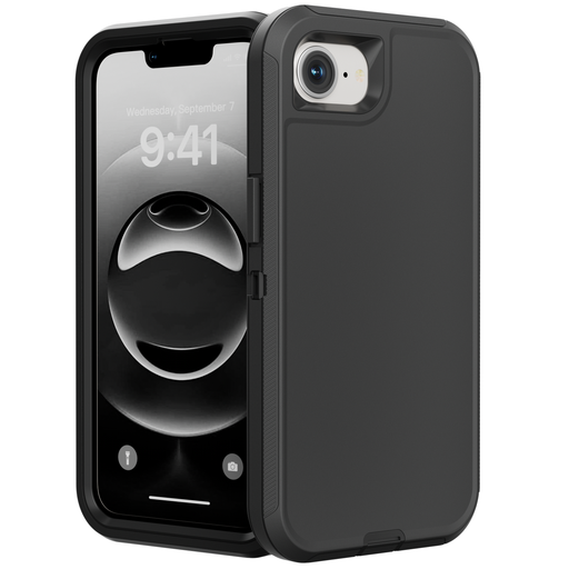 [CS-I16E-OBD-BK] DualPro Protector Case for iPhone 17e / 16e - Black