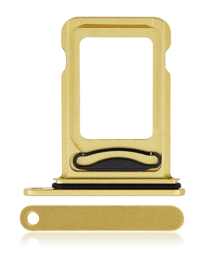 [SP-I14M-DSCT-YEL] Dual Sim Card Tray For iPhone 14 / 14 Plus (Yellow) (Premium)
