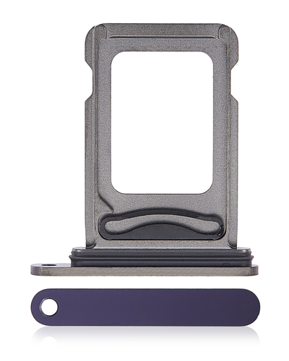 [SP-I14PM-DSCT-PU] Dual Sim Card Tray For iPhone 14 Pro / 14 Pro Max (Deep Purple) (Premium)
