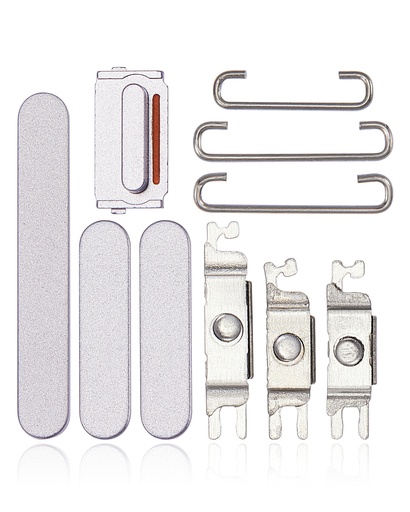 [SP-I14M-HBPVS-PU] Hard Buttons (Power / Volume / Switch) For iPhone 14 / 14 Plus (Purple) (Premium)