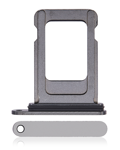 [SP-I14PM-SSCT-BK] Single Sim Card Tray For iPhone 14 Pro / 14 Pro Max (Space Black) (Premium)