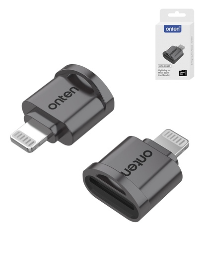 [ACE-OTN-CR535-LH-NMFI-BK] Onten CR535 USB-L Non-MFI MicroSd  / TF Card Reader (Black)
