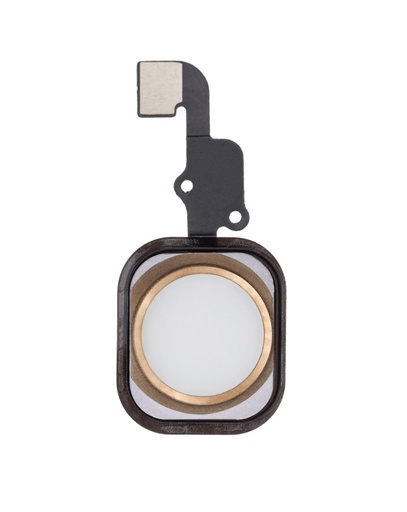 [SP-I6S-HBFC-AM-GO] Home Button With Flex Cable For iPhone 6S / 6S Plus (Aftermarket) (Gold)