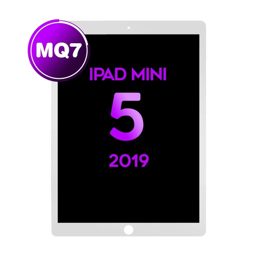 [LCD-IPM5-REF-WH] LCD Assembly With Digitizer For iPad Mini 5 (Sleep/Wake Sensor Flex Pre-Installed) (Premium) - White