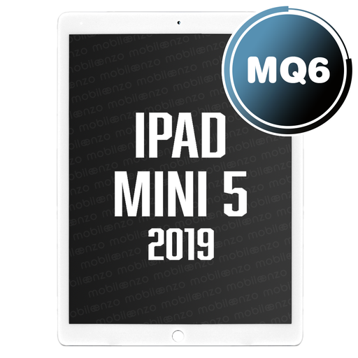 [LCD-IPM5-AM-WH] LCD Assembly With Digitizer For iPad Mini 5 (Sleep/Wake Sensor Flex Pre-Installed) (Premium - Aftermarket) - White