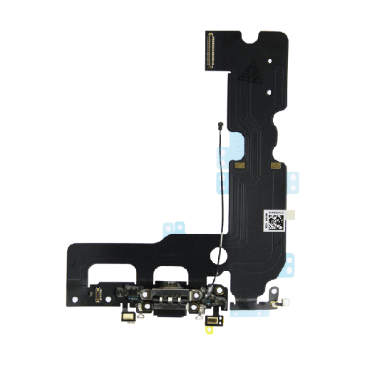 [SP-I7P-CD-BK-AM] Charging Port Flex for iPhone 7 Plus - Matte Black (Aftermarket)