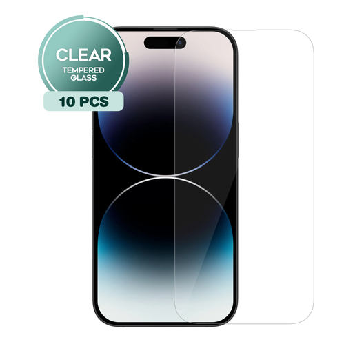 [TG-I13PM-CL10] Clear Tempered Glass for iPhone 14 Plus / 13 Pro Max (6.7") (10 Pcs)