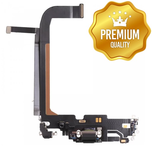 [SP-I13PM-CPFC-GRP] Charging Port Flex Cable For iPhone 13 Pro Max - (Premium) (Graphite)
