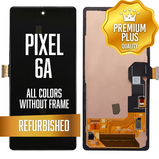 [LCD-GP6A-BK] LCD Assembly for Google Pixel 6A w/out frame - All Colors (Premium/ Refurbished)