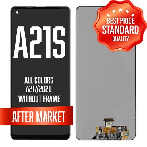[LCD-A217-STD-BK] LCD Assembly for Galaxy A21S (A217/2020) - W/Out Frame All Colors (Standard Quality)
