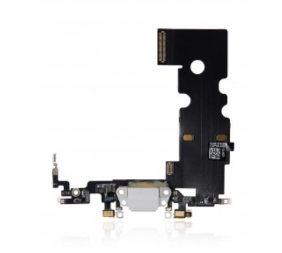 [SP-ISE2020-CP-AM-SI] Charging Port Flex Cable For IPhone 8 / SE (2020) (Aftermarket) (SILVER)