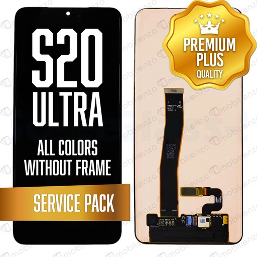 [LCD-S20U-SP-ALL] OLED Assembly for Samsung Galaxy S20 Ultra / 5G Without Frame - All Colors (Service Pack)