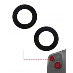 [SP-I14-BCLWADT-GO-2S-AM] Back Camera Lens (Glass Only) With Adhesive For iPhone 14 / 14 Plus / 15 / 15 Plus  (2 Piece Set) (Aftermarket)
