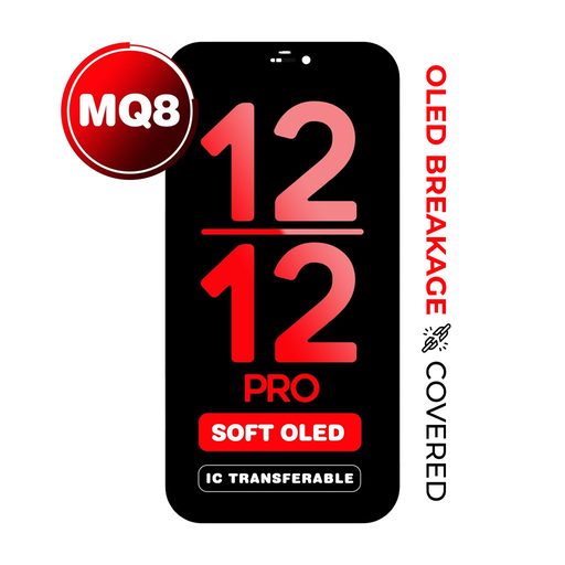 [LCD-I12-SOL] OLED Assembly for iPhone 12/12 Pro (MQ8 / Soft OLED) (IC Transferable)
