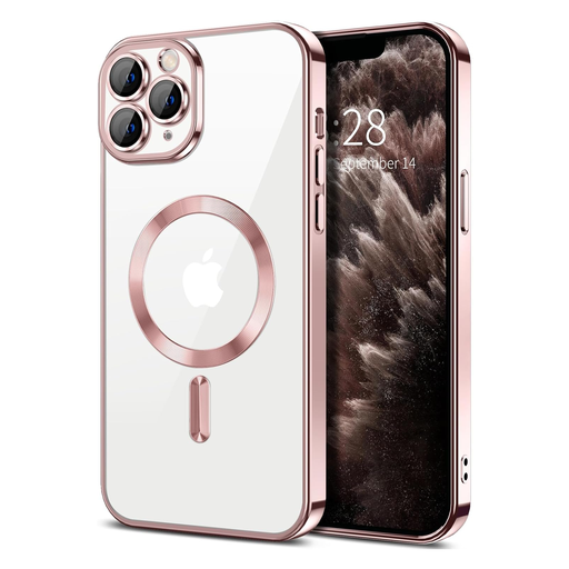 [CS-I16-MCCC-PN] Colorful Clear Case with Magsafe for iPhone 16 - Pink