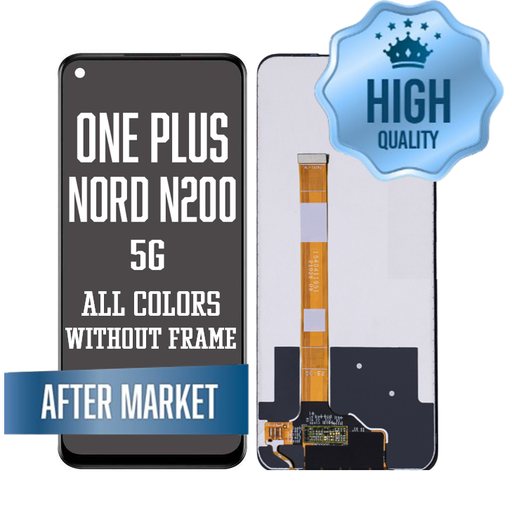 [LCD-OPN-N200-HQ-BK] LCD w/out frame for OnePlus Nord N200 5G - All Colors (High Quality / Aftermarket)
