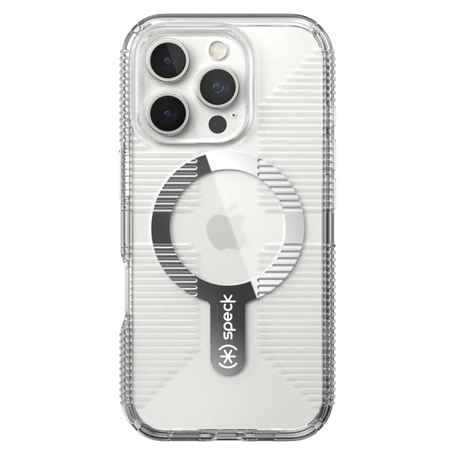 [150709-5085] Speck - Gemshell Grip Magsafe Case For Apple Iphone 16 Pro - Clear