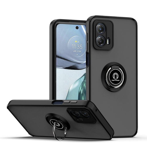 [CS-XT2413V-MTR-BK] Matte Ring Case for Motorola Moto G Play 2024-Black