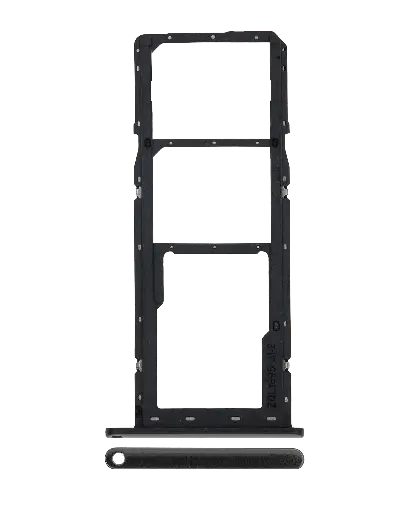 [SP-A115-DSCT-BK] Dual Sim Card Tray For Samsung Galaxy A11 (A115 / 2020) (Black) (Premium)