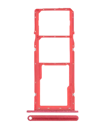 [SP-A115-DSCT-RD] Dual Sim Card Tray For Samsung Galaxy A11 (A115 / 2020) (Red) (Premium)