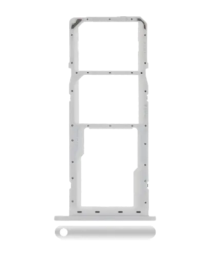 [SP-A115-DSCT-WH] Dual Sim Card Tray For Samsung Galaxy A11 (A115 / 2020) (White) (Premium)