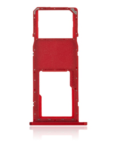 [SP-A015-SSCT-RD] Single Sim Card Tray For Samsung Galaxy A01 (A015 / 2020) (Red) (Premium)