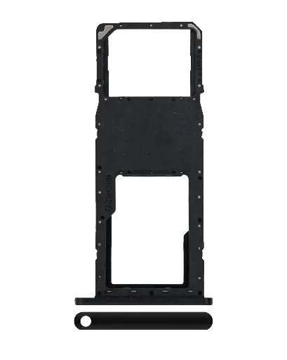 [SP-A115-SSCT-BK] Single Sim Card Tray For Samsung Galaxy A11 (A115 / 2020) (Black) (Premium)