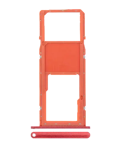 [SP-A115-SSCT-RD] Single Sim Card Tray For Samsung Galaxy A11 (A115 / 2020) (Red) (Premium)