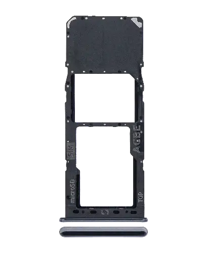 [SP-A325-SSCT-BK] Single Sim Card Tray For Samsung Galaxy A32 (A325 / 2021) (Awesome Black) (Premium)