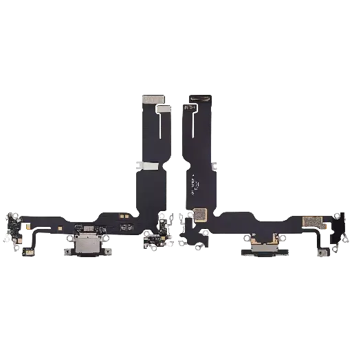 [SP-I15M-CP-AM-BLK] Charging Port Flex Cable For iPhone 15 Plus (Aftermarket) (Black)