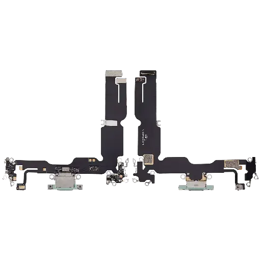 [SP-I15M-CP-AM-GR] Charging Port Flex Cable For iPhone 15 Plus (Aftermarket) (Green)