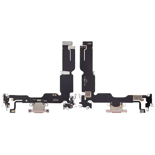 [SP-I15M-CP-AM-PNK] Charging Port Flex Cable For iPhone 15 Plus (Aftermarket) (Pink)