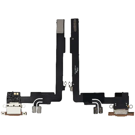 [SP-I16PM-CP-AM-DSR] Charging Port Flex Cable For iPhone 16 Pro Max (Aftermarket) (Desert Titanium)