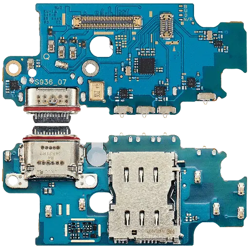 [SP-S25P-CPBWSCR-INTN/R] Charging Port Board With Sim Card Reader For Samsung Galaxy S25 Plus 5G (S936N / R) (International Version) (Premium)