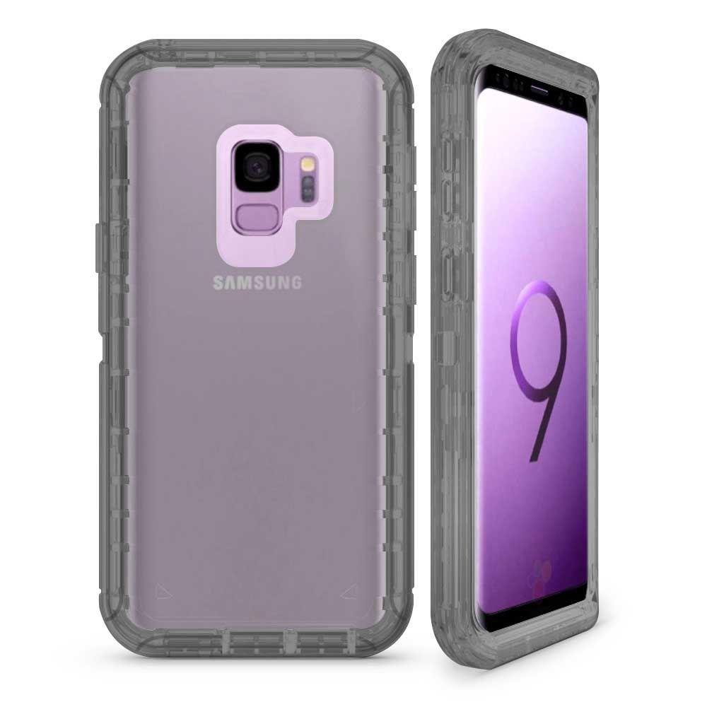 Transparent  DualPro Protector Case for Galaxy S9 Plus - Black