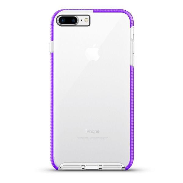 Elastic Clear Case  for iPhone 6/6S Plus - Purple Edge
