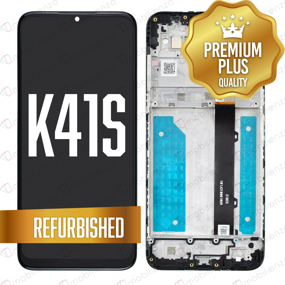 LCD ASSEMBLY WITH FRAME COMPATIBLE FOR LG K41S (REFURBISHED) (ALL COLORS)