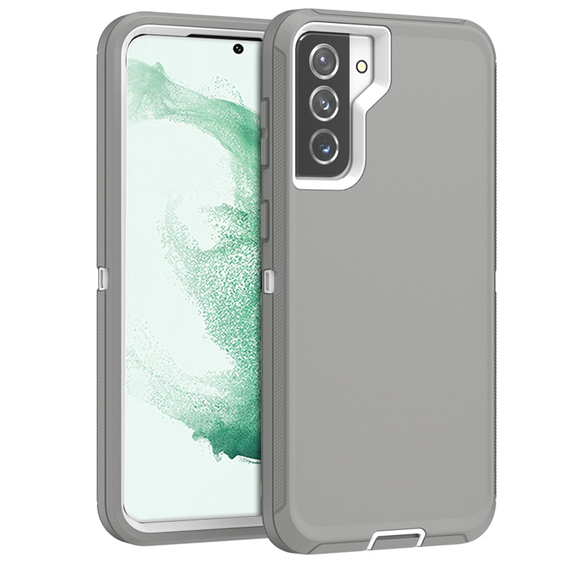 DualPro Protector Case for Galaxy S23 - Gray & White