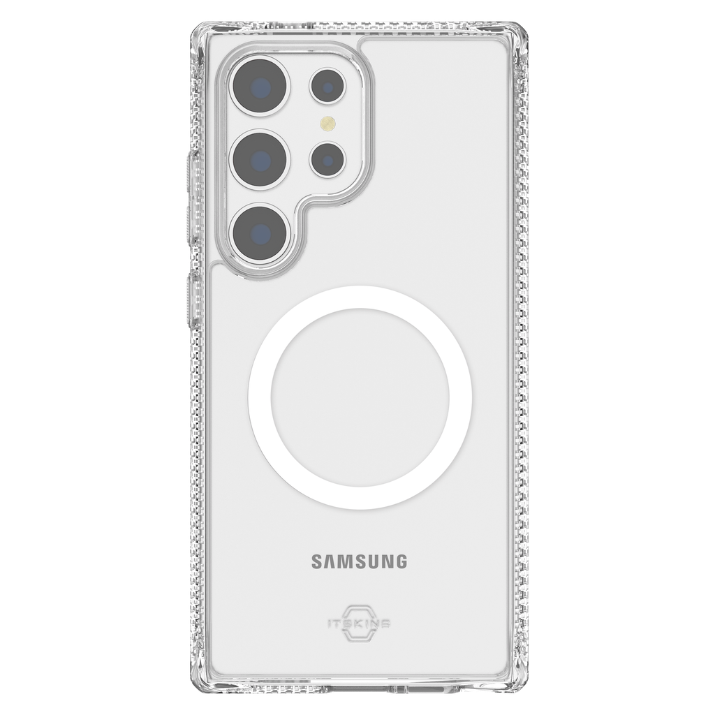 Itskins - Hybridr Clear Magsafe Case For Samsung Galaxy S24 Ultra - Transparent